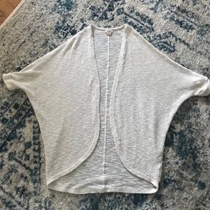 Mossimo Women’s White Sweater Shrug Size M